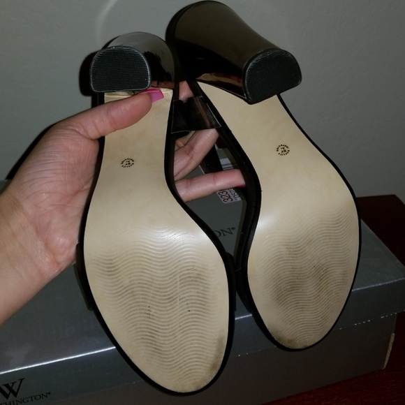 Worthington metallic black heels - Picture 4 of 4